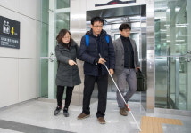 도시철도 다대구간 장애인 시설 점검