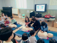 창원소방본부, 진해 흥국유치원에서 심폐소생술 교육 실시