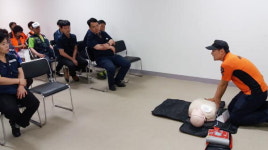 부산 동래소방서 사직119안전센터, 화재예방 교육 실시