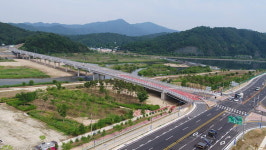 합천군 국도 24호선 강양교 개통