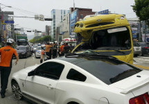 청주 서원구 사창사거리 어린이집 버스 보행자 덮쳐...2명 사망