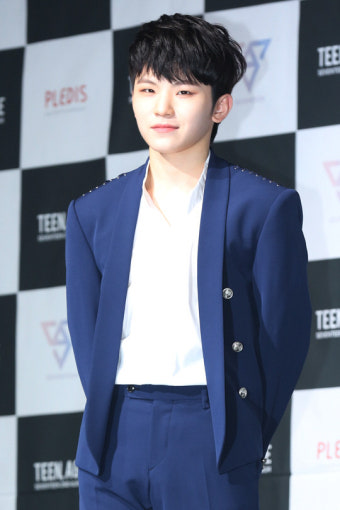 [국제포토] 세븐틴 우지 “안아주고 싶은 미소”