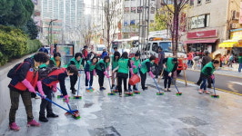 부산 동구, 조방 앞 명품거리 대청소 실시