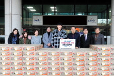 소프트웨어 개발 업체 ㈜다몬, 금정구 방문·라면 500박스 기탁