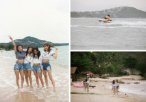 ‘블핑하우스’ 블랙핑크, 태국 코사무이 해변서 아찔한 비치패션