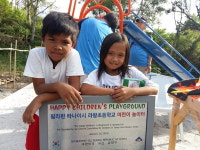 필리핀 오지 초등학교 놀이터 선물
