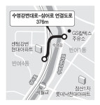 반여4동 수영강 새 교량 놓아 고립 벗어난다