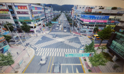 경남경찰청, 창원·거제시 관내 대각선 횡단보도 9곳 설치