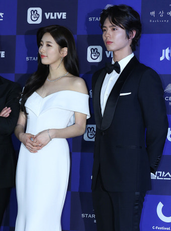 [국제포토] 박보검 “수지와 눈을 마주치지 않아요!” (2018 백상예술대상)