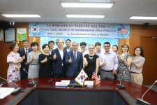 경남교육청, 미국 페어팩스교육청 교육교류학교 면담
