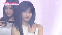 프로듀서48 직캠 10만뷰 돌파 시타오 미우...#개구리 성대 모사 #미(모) 우(주 최강)
