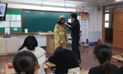 경남 창원소방서, 토월중학교 방문·미래소방관 체험교실 운영