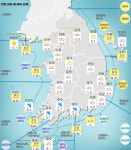 [오늘날씨]전국 흐려. 서울·경기 건조 특보, 전남·경남 아침 비, 제주 눈. 내일 매우 추워