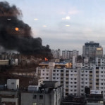 서울 강남구청 청담동 삼성동 인근 화재  불로 시야 확보 어려워