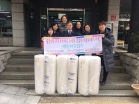 당감2동주민센터와 부산진구종합사회복지관, 주거취약 노인가구 4곳에 단열에어캡 부착