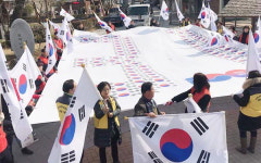 부산 사하구 괴정1동 주민센터와 부산소망교회, 만세 재현행사 개최