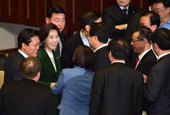 나경원 “문 대통령, 김정은 수석대변인” 발언에 정국 급랭