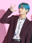[국제포토] 방탄소년단 뷔 ‘세계 최고 미남의 깜직 포즈’