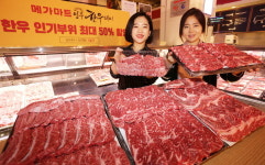 롯데마트 통큰치킨 행사, 메가마트 영주 한우데이