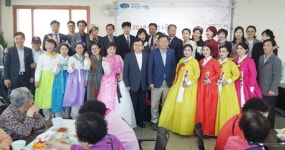 부산 영도구 청학1동과  초록세상협동조합, 청학1동 어르신큰잔치 개최