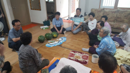 남구 감만1동, 폭염대비 「경로당 순회 안부확인」 실시