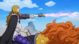 원피스 898화 애니 루피 조로 호킨스와 한 판 승부