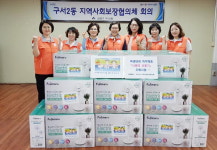 부산 금정구 구서2동 지역사회보장협의체, 성품 전달