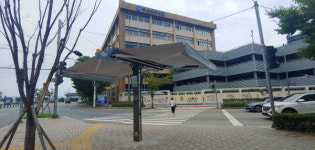 부산 중구 폭염 대처 스마트 그늘막 설치