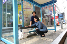 부산진구, 버스승강장에 냉온열의자 설치