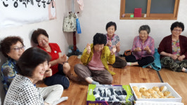 서대신4동 구덕골나눔이, 추석과일 전달