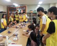 동삼3동자원봉사캠프·영도제일중학교, 햄버거 만들기로 나눔봉사 실천