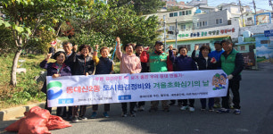 서구 동대신2동, 도시환경정비와 겨울초화심기의 날 실시