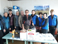 부산진구 바르게살기운동 초읍동위원회, 경로당 위문 방문