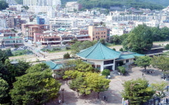 옛 해운대역 부지 팔각정 철거 추진