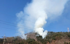 춘천 서면 오월리서 산불 ‘진화 작업 중’