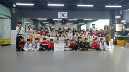 다대1동, 조정희태권도 이웃돕기 성품 전달