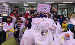 용호2동 한빛태권도 태권천사들의 라면 후원