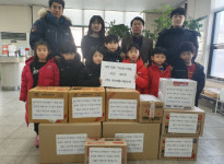 구평동, 용인대월드태권도 이웃돕기 성품 전달