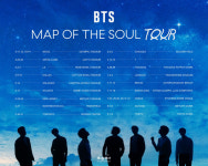 방탄소년단  ‘맵 오브 더 소울’ 17개 도시 월드 투어 일정 공개