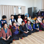 경남 의령군 부림면돌봄마을센터에서 설맞이 세배 행사