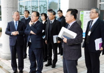 김석준 부산광역시교육감, 해운대교육지원청 방문