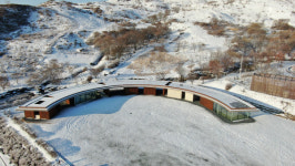 경남 합천군 철쭉명소 황매산에 관광휴게소 준공