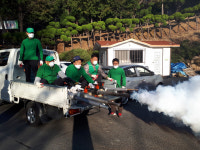 동구 수정4동 신종 코로나바이러스 확산 대비 방역 실시