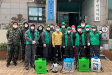 수민동,‘코로나-19’확산 방지를 위한 민관합동 방역 실시