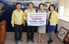 수영구, 경성산업 코로나19 방역대비 성품 기탁