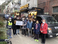 해운대구자원봉사센터, 취약계층 햄버거 전달