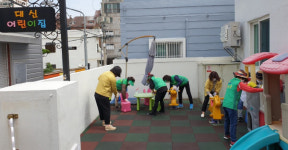 서구 서대신3동 새마을문고회, 관내 어린이집 방역활동 실시 外
