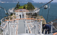 송도 절경 위 구름다리 다시 열렸다