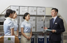 신라대 항공대학 학생들, 에어부산 비행체험