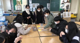 남산고 학생, 직접 만든 마스크줄 220개 복지관 전달